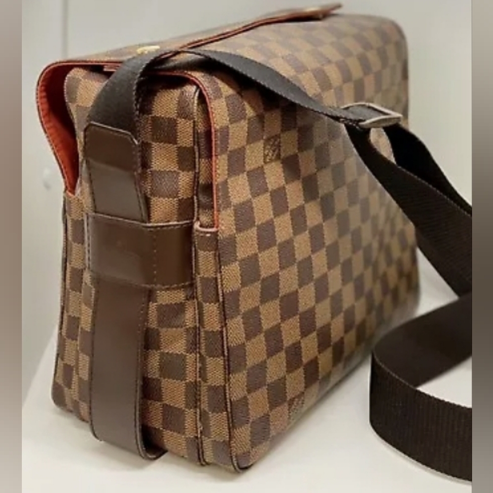 LOUIS VUITTON Damier Ebene Naviglio Shoulder Bag
